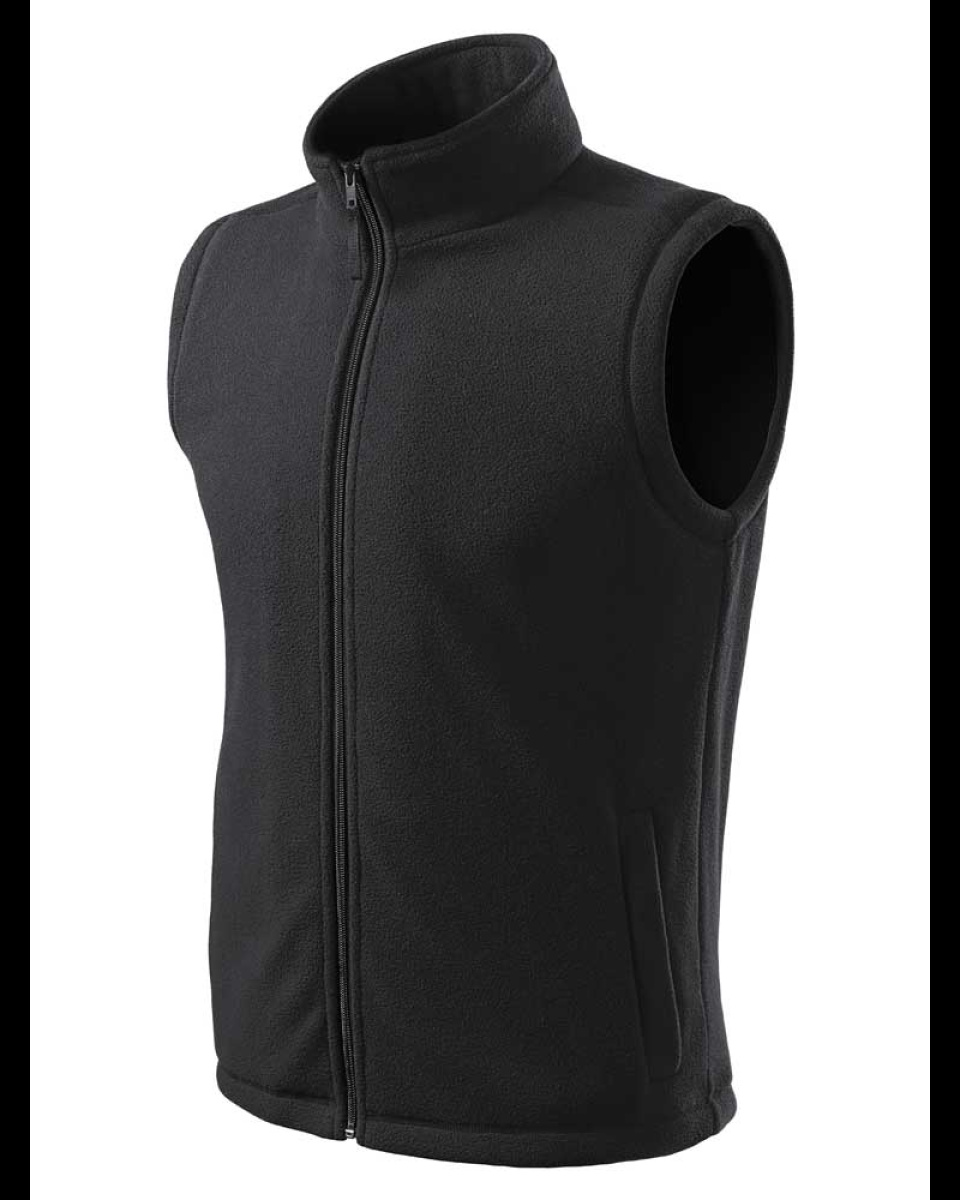 Levně ESHOP - Vesta unisex fleece Next 518 - ebony gray