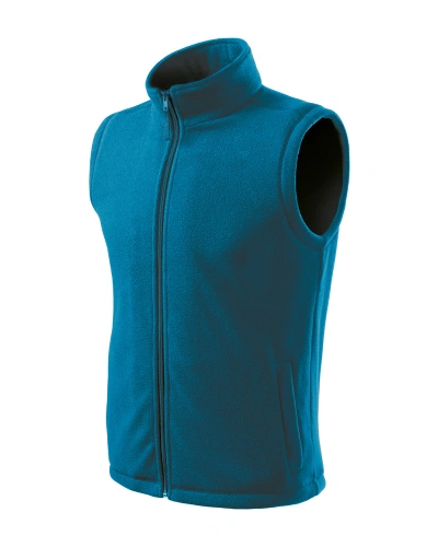 Unisexová fleecová vesta NEXT - petrolejová