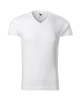 Pánské tričko SLIM FIT V-NECK - bílá