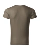 Triko Slim Fit V-neck pánské - army
