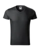 Tričko Slim Fit V-neck pánské - ebony gray