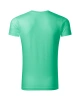 Triko Slim Fit V-neck pánské - mátové