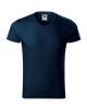 Tričko Slim Fit V-neck pánské - námořní modrá Tričko Slim Fit V-neck pánské - námořní modrá