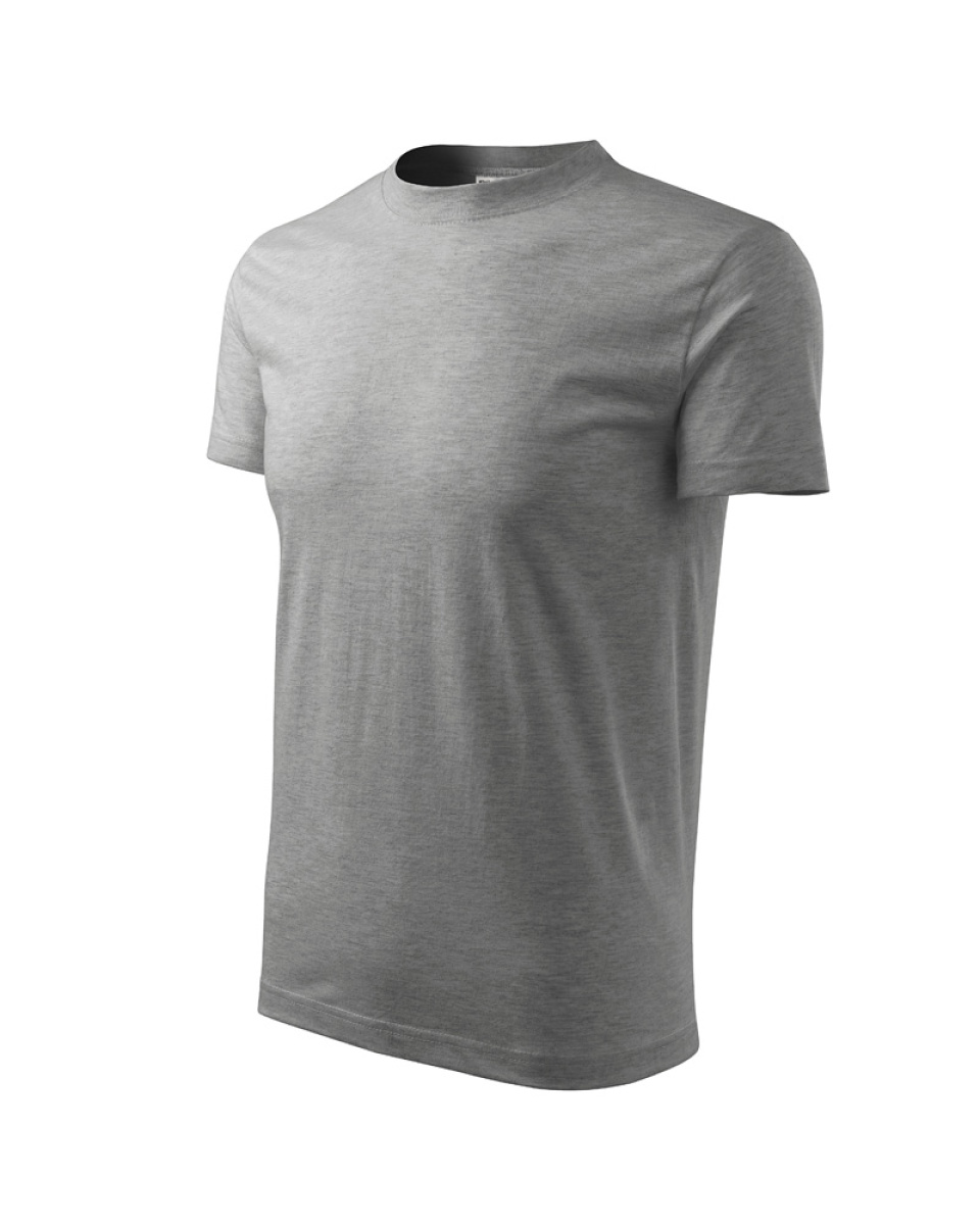 Levně ESHOP - Tričko RECALL R07, unisex, - tmavě šedý melír