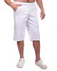 Pánské  3/4 kalhoty 2506, bílé Pánské  3/4 kalhoty 2506, bílé