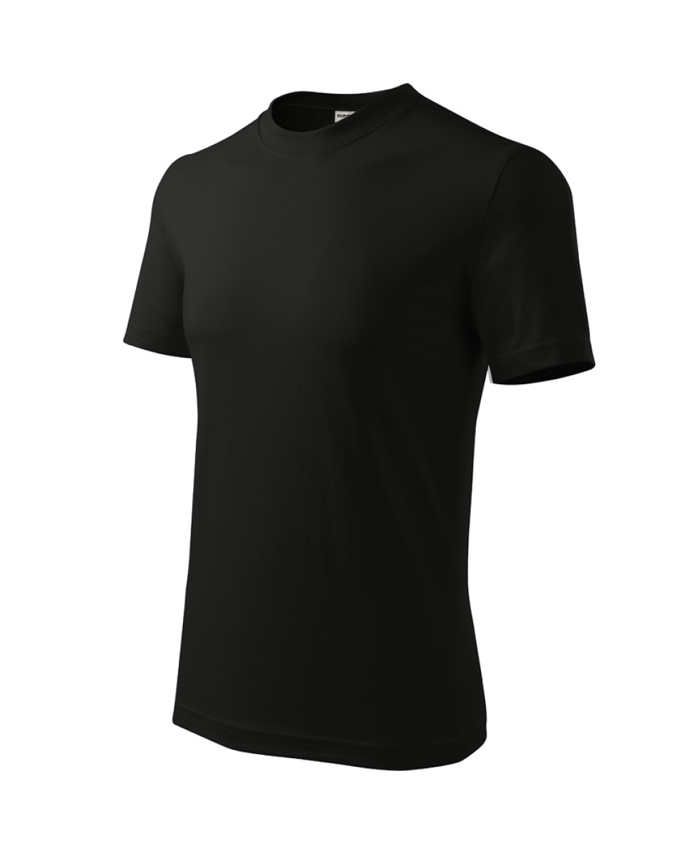 Levně ESHOP - Tričko unisex BASE R06 - černá