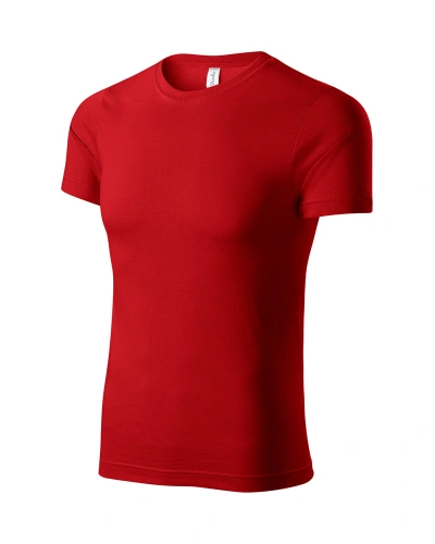 Unisexové tričko Paint P73 - červená