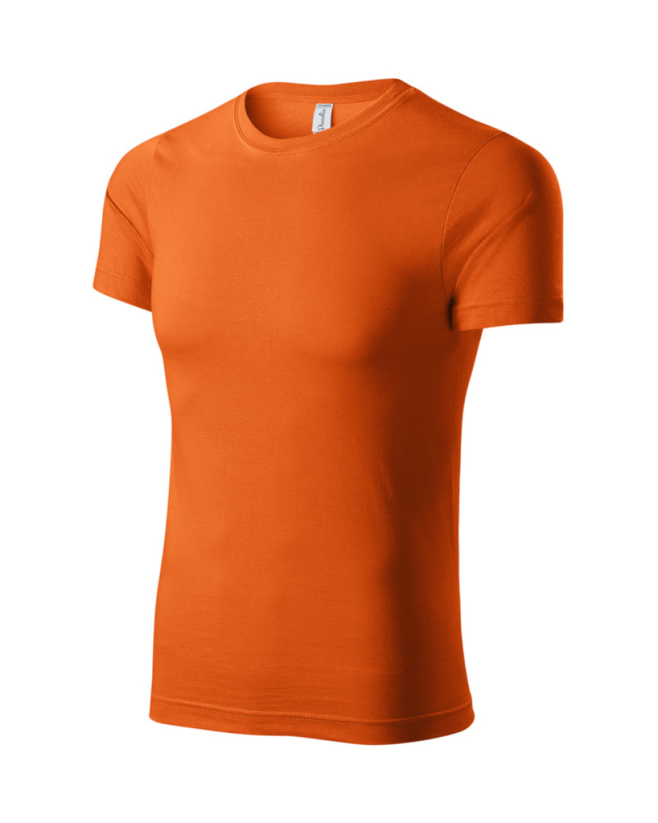Levně ESHOP - Unisexové tričko Paint P73 - oranžová
