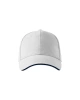 Unisexová čepice SANDWICH 6P - bílá