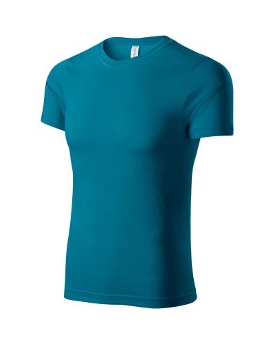 Unisexové tričko Paint P73 - petrolejová