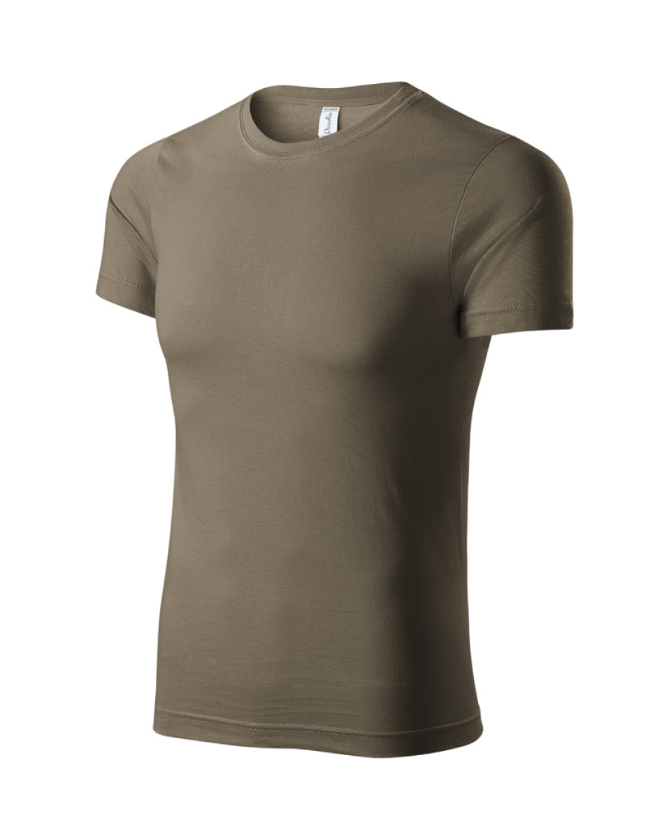 Levně ESHOP - Unisexové tričko Paint P73 - army