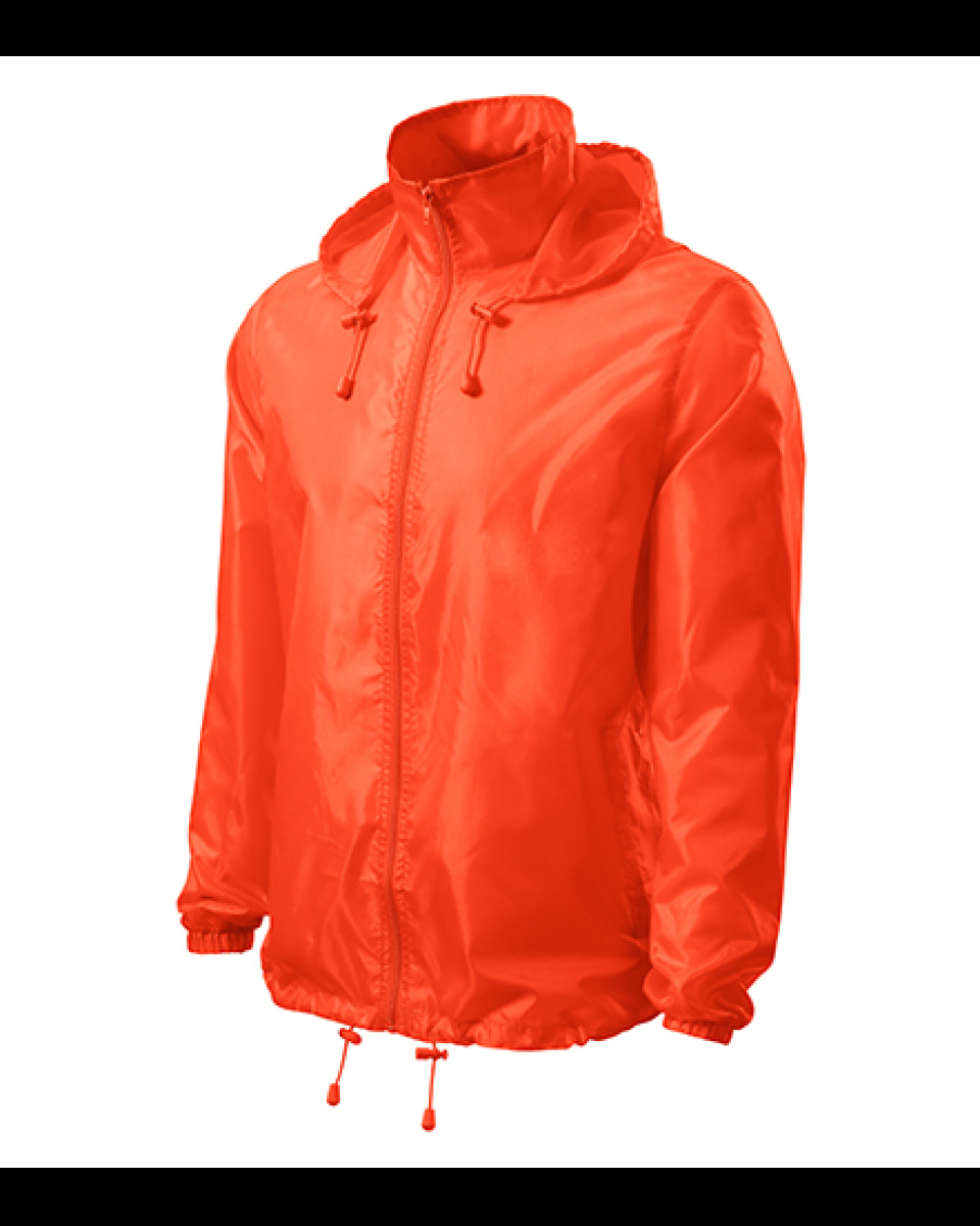 Levně ESHOP - Bunda unisex větrovka Windy 524 - neon orange