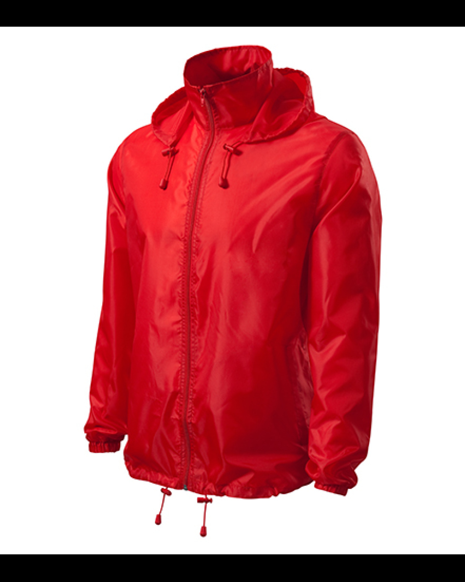 Levně ESHOP - Bunda unisex větrovka Windy 524 - červená