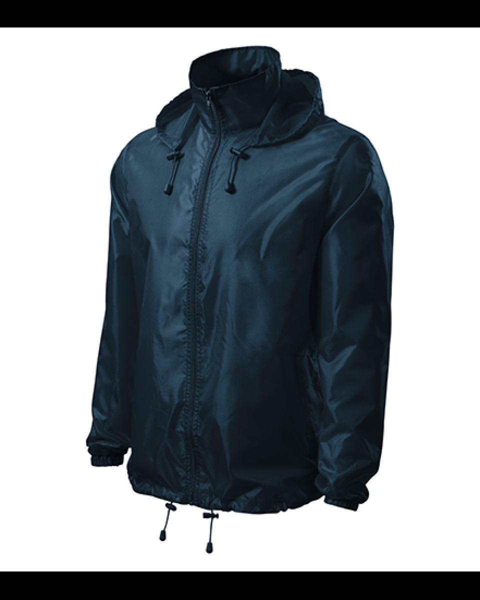 Levně ESHOP - Bunda unisex větrovka Windy 524 - námořní modrá