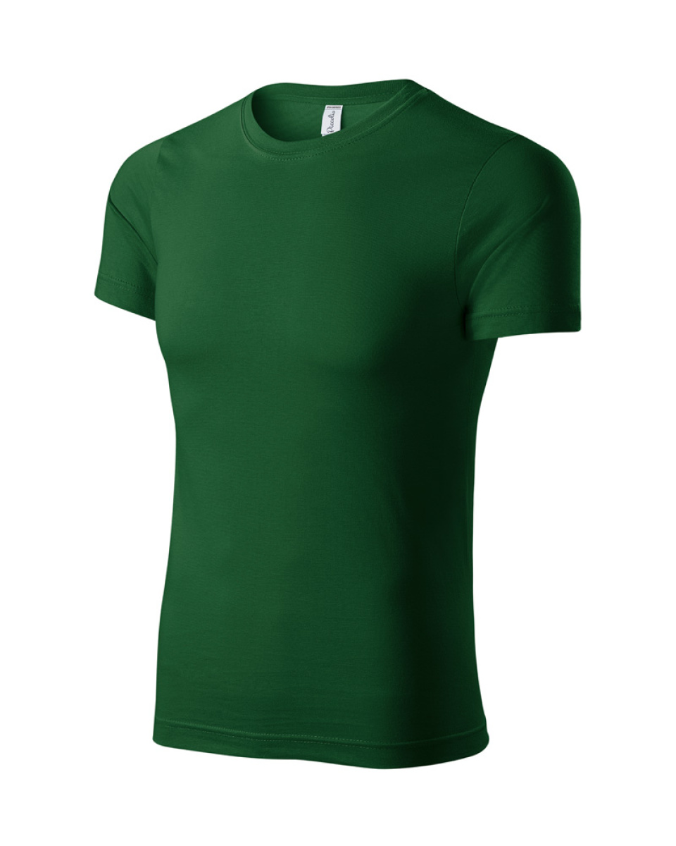 Levně E-SHOP - Unisexové tričko PEAK - lahvově zelená