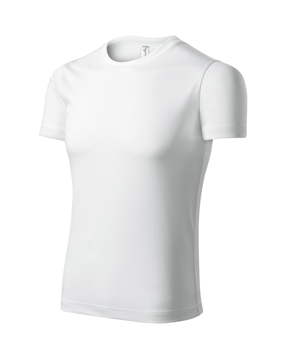 E-SHOP - Unisexové tričko PIXEL - bílá