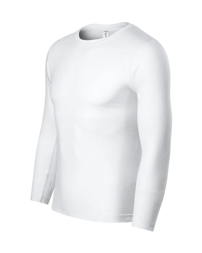 Unisexové tričko PROGRESS LS - bílá
