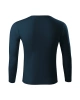 Unisexové tričko PROGRESS LS - námořní modrá