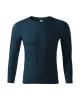Unisexové tričko PROGRESS LS - námořní modrá