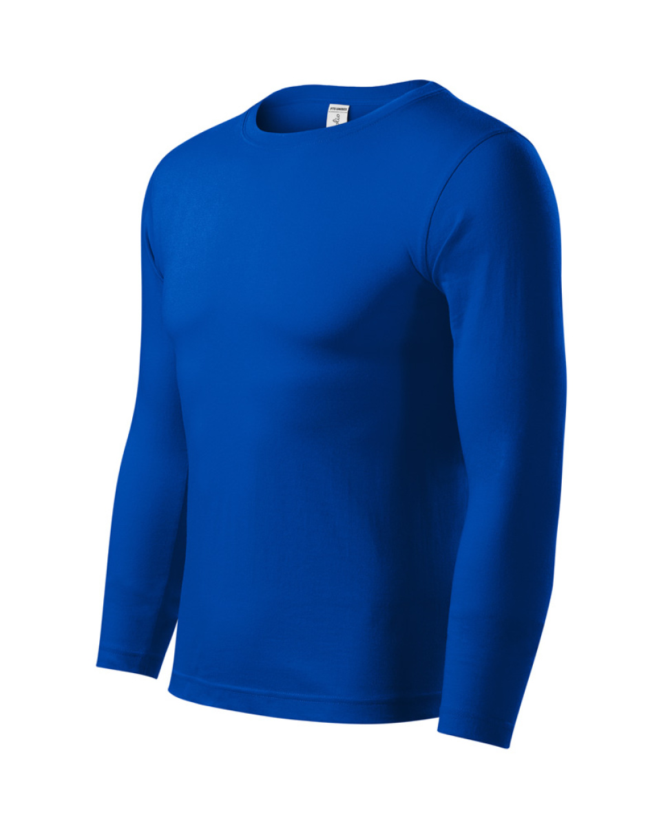 Levně E-SHOP - Unisexové tričko PROGRESS LS - královská modrá