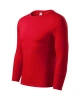 Unisexové tričko PROGRESS LS - červená