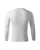 Unisexové tričko PROGRESS LS - světle šedý melír