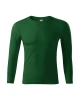 Unisexové tričko PROGRESS LS - lahvově zelená
