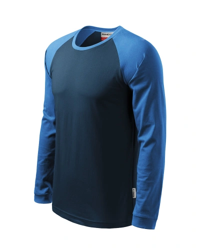 Unisexové tričko STREET LS - námořní modrá Unisexové tričko STREET LS - námořní modrá