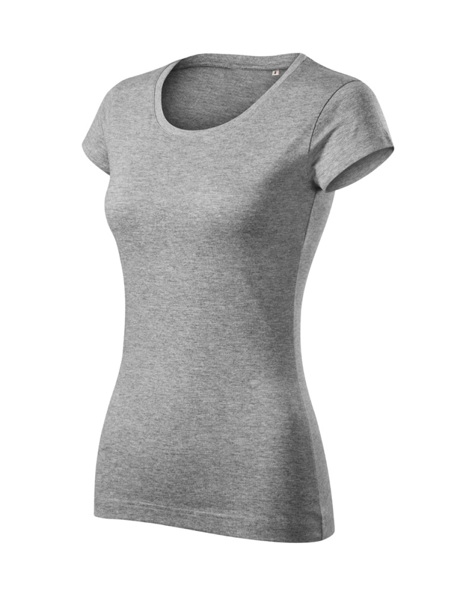Levně Tričko Dámské VIPER FREE - XS - XXL - tmavě šedý melír