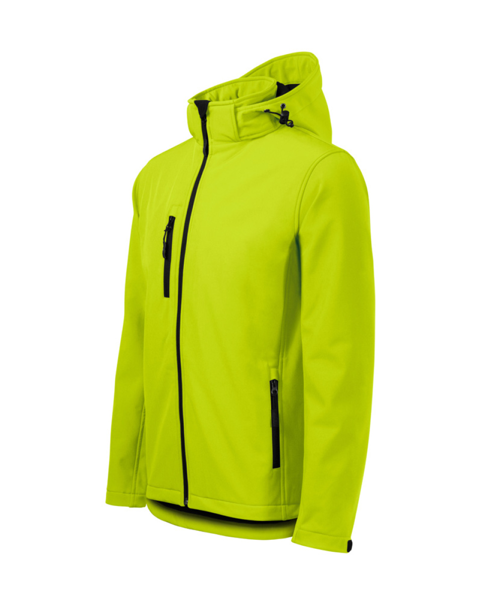 ESHOP - Bunda pánská softshellová Perfomance 522 - limetková