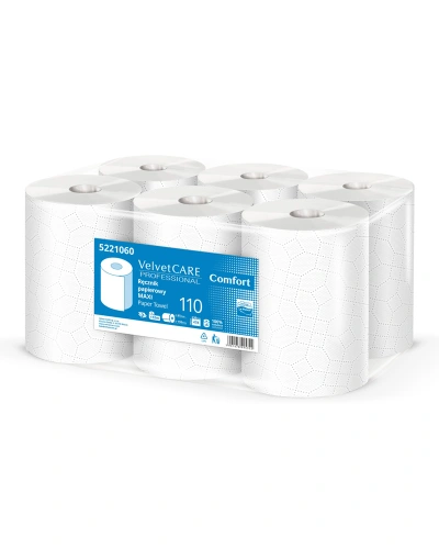 Papírové ručníky Velvet Professional, 6 rolí