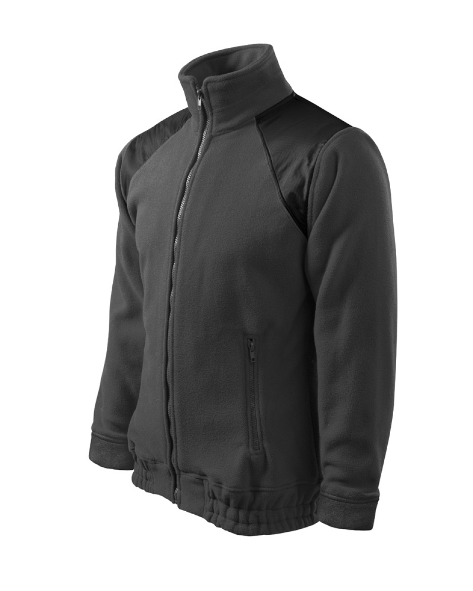 Levně ESHOP - Mikina fleece unisex Jacket HI-Q 506 - ocelově šedá