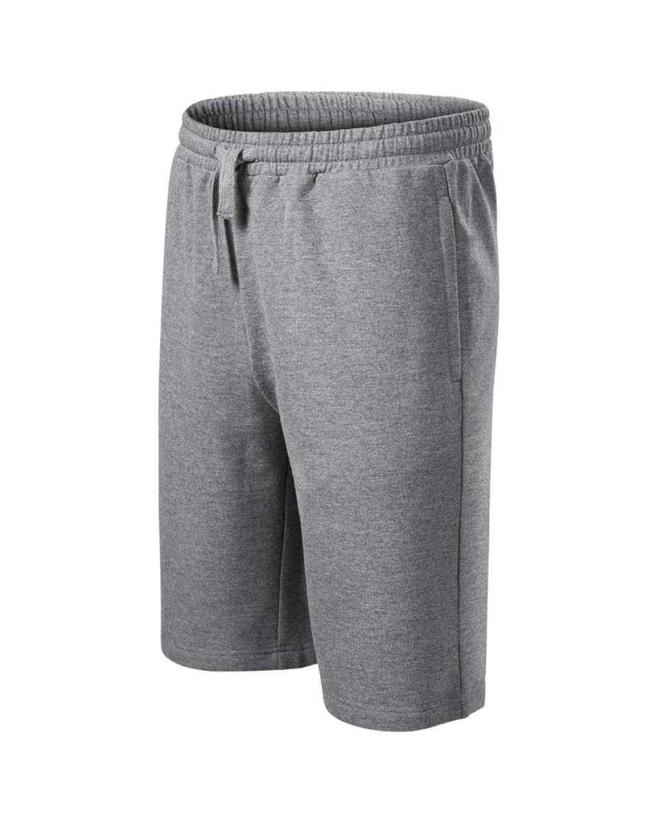 Levně ESHOP - Šortky pánské COMFY 611 - tmavě šedý melír