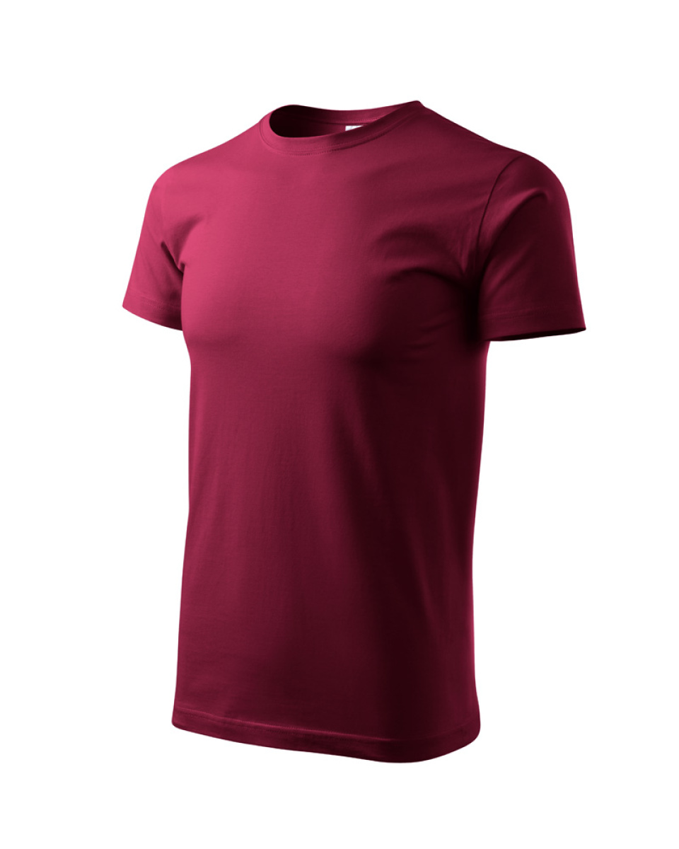 Levně ESHOP - Tričko HEAVY NEW 137 - garnet