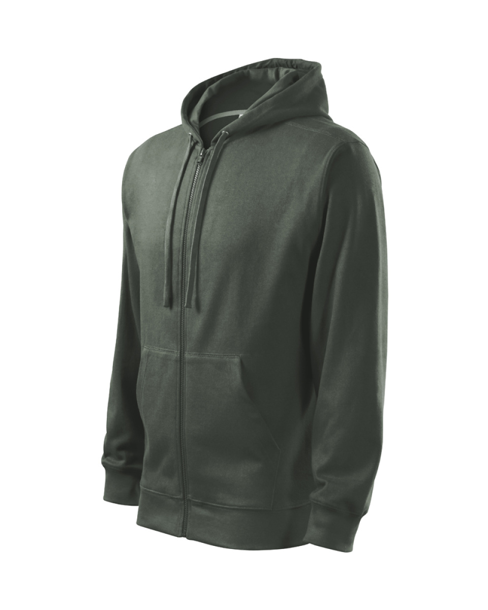 Levně ESHOP - Mikina pánská Trendy Zipper 410 - tmavá břidlice