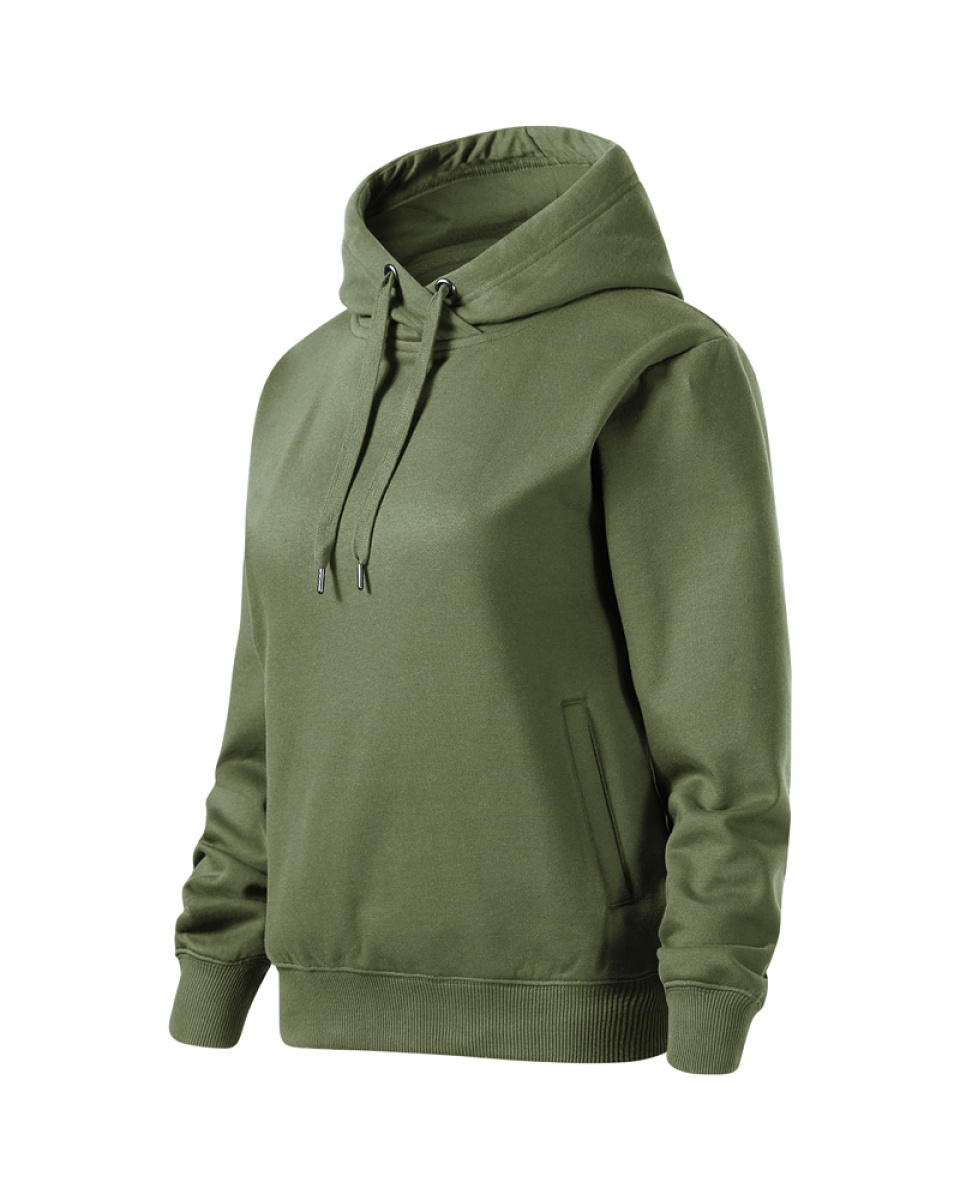 Levně Mikina dámská MOON 421 - XS-XXL - khaki