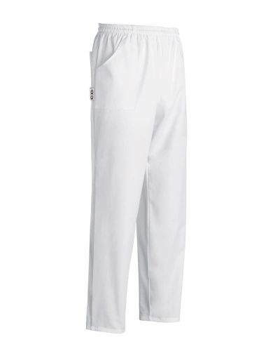 Kalhoty unisex COULISSE POCKET - bílá