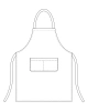 Zástěra BIP APRON, 90x70 cm, Graphic