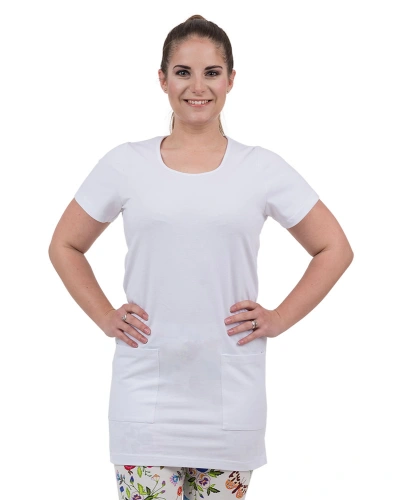 Dámské pracovní gastro triko EDITTA, bílé Dámské pracovní gastro triko EDITTA, bílé