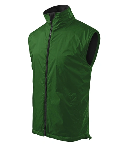 Pánská vesta BODY WARMER - láhvově zelená