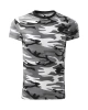 Unisexové tričko CAMOUFLAGE - Camouflage gray