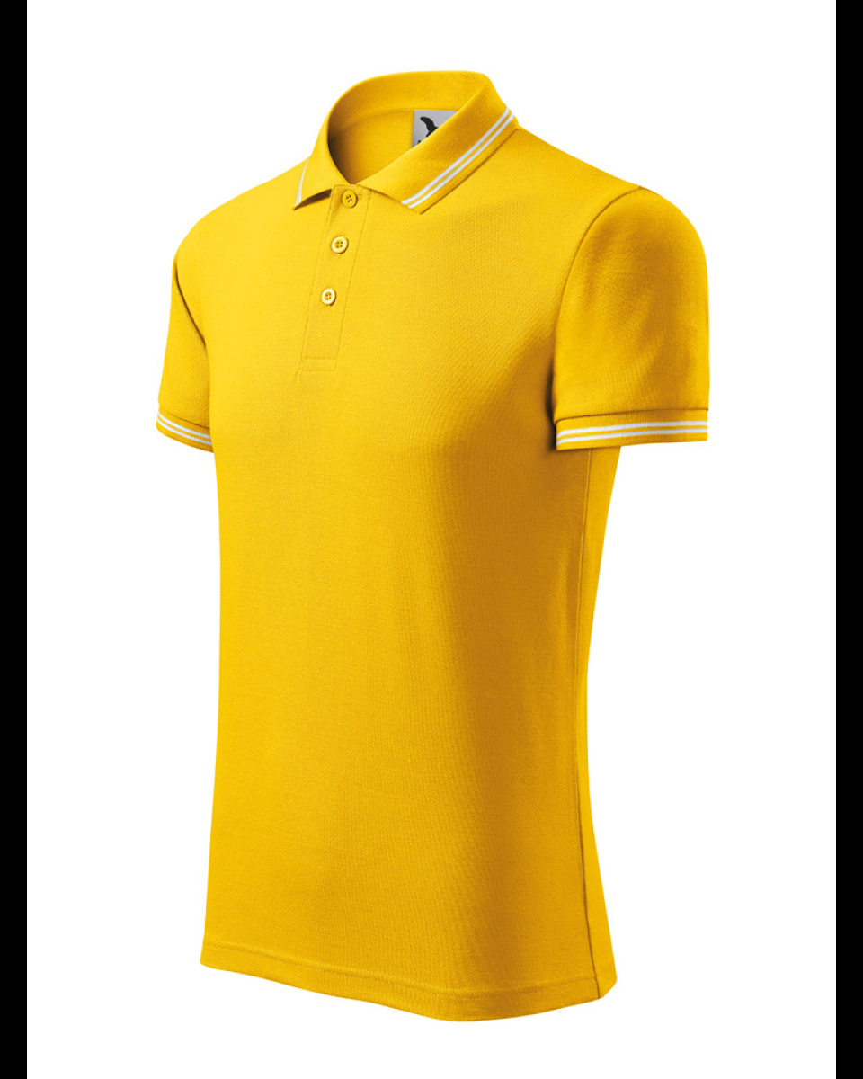 Levně ESHOP - POLOKOŠILE PÁNSKÁ URBAN 219 - S-XXL - žlutá