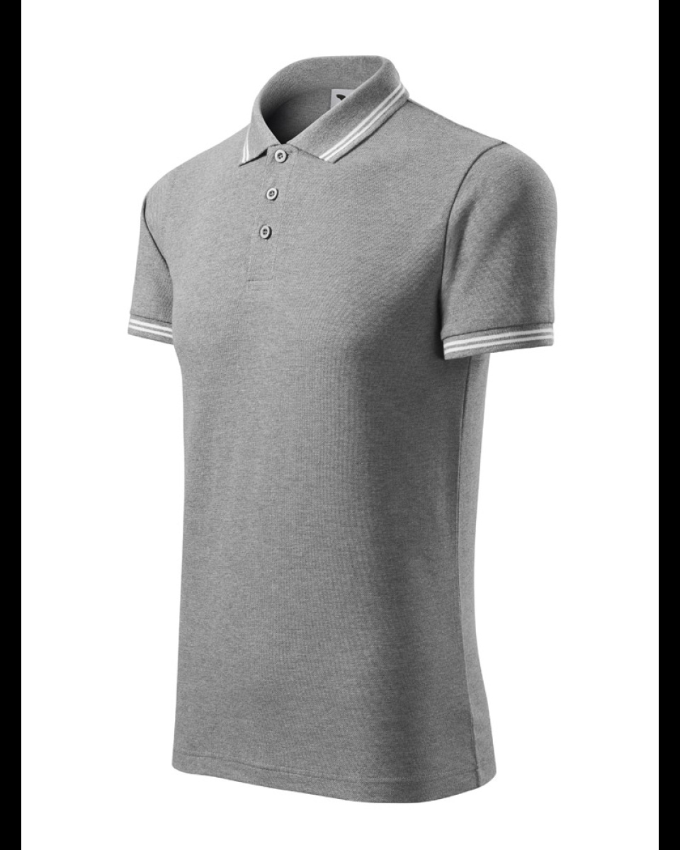 Levně ESHOP - POLOKOŠILE PÁNSKÁ URBAN 219 - tmavě šedý melír