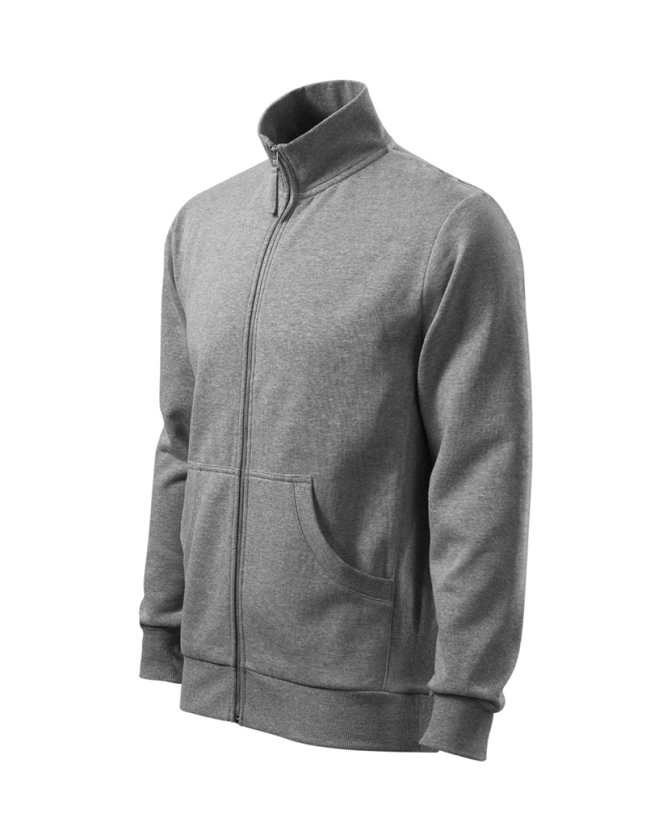 Levně ESHOP - Mikina pánska Adventure 407 - M-XXL - tmavě šedý melír