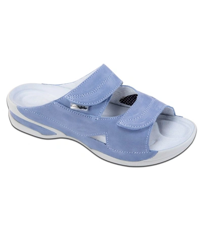 Zdravotní dámské pantofle LUCY, Hallux - modré Zdravotní dámské pantofle LUCY, Hallux - modré