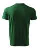 Unisexové tričko V-NECK - lahvově zelená