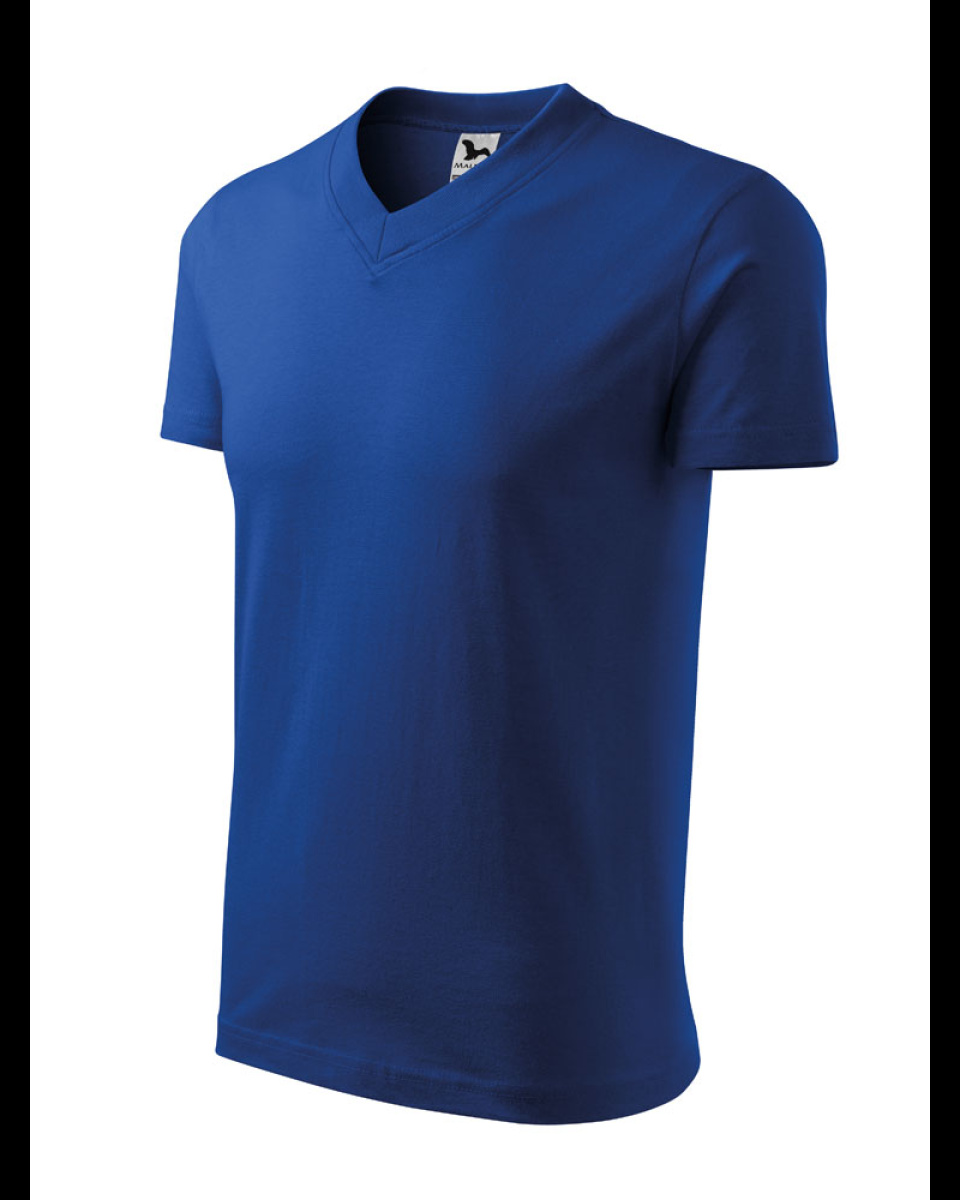 Levně ESHOP - Triko V-neck 102 - královská modrá