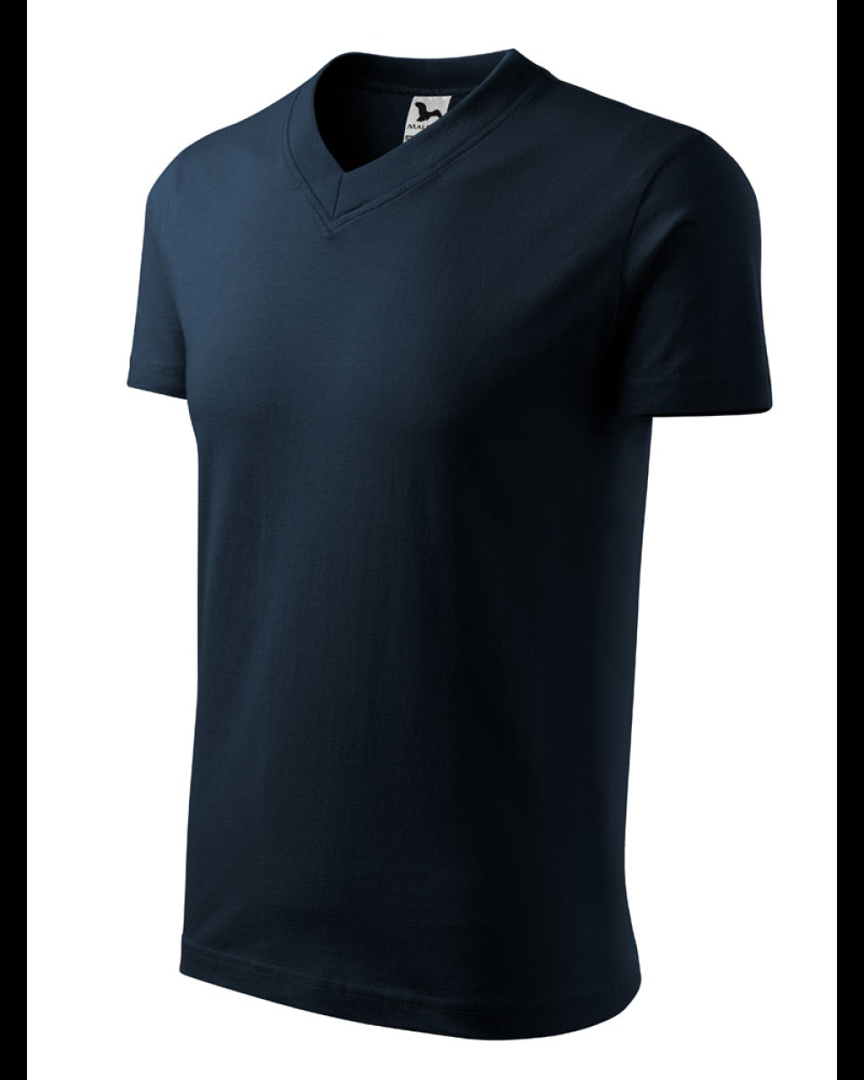 Levně ESHOP - Triko V-neck 102 - námořní modrá