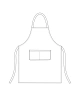 Zástěra BIP APRON, 90x70 cm, Skulls Zástěra BIP APRON, 90x70 cm, Skulls