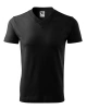 Unisexové tričko V-NECK - černá